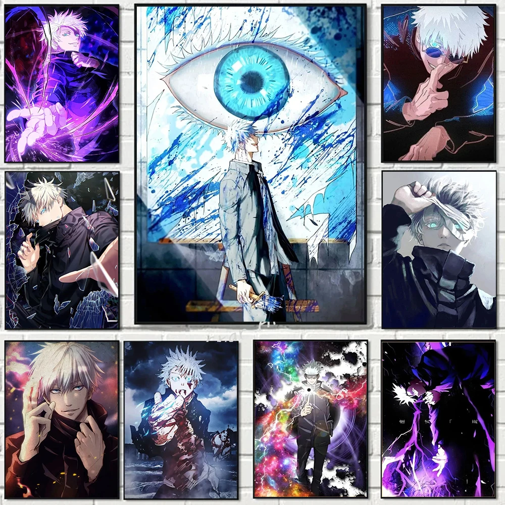Popular Japanese Anime Satoru Gojo Canvas Painting Poster Modern Wall Art Pictures Living Room Bedroom Home Decor
Popular Japanese Anime Satoru Gojo Canvas Painting Poster Modern Wall Art Pictures Living Room Bedroom Home Decor