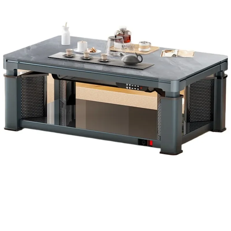 Heating fire table Household multi-function rectangular dining table Coffee table Voice control Lifting
Heating fire table Household multi-function rectangular dining table Coffee table Voice control Lifting
