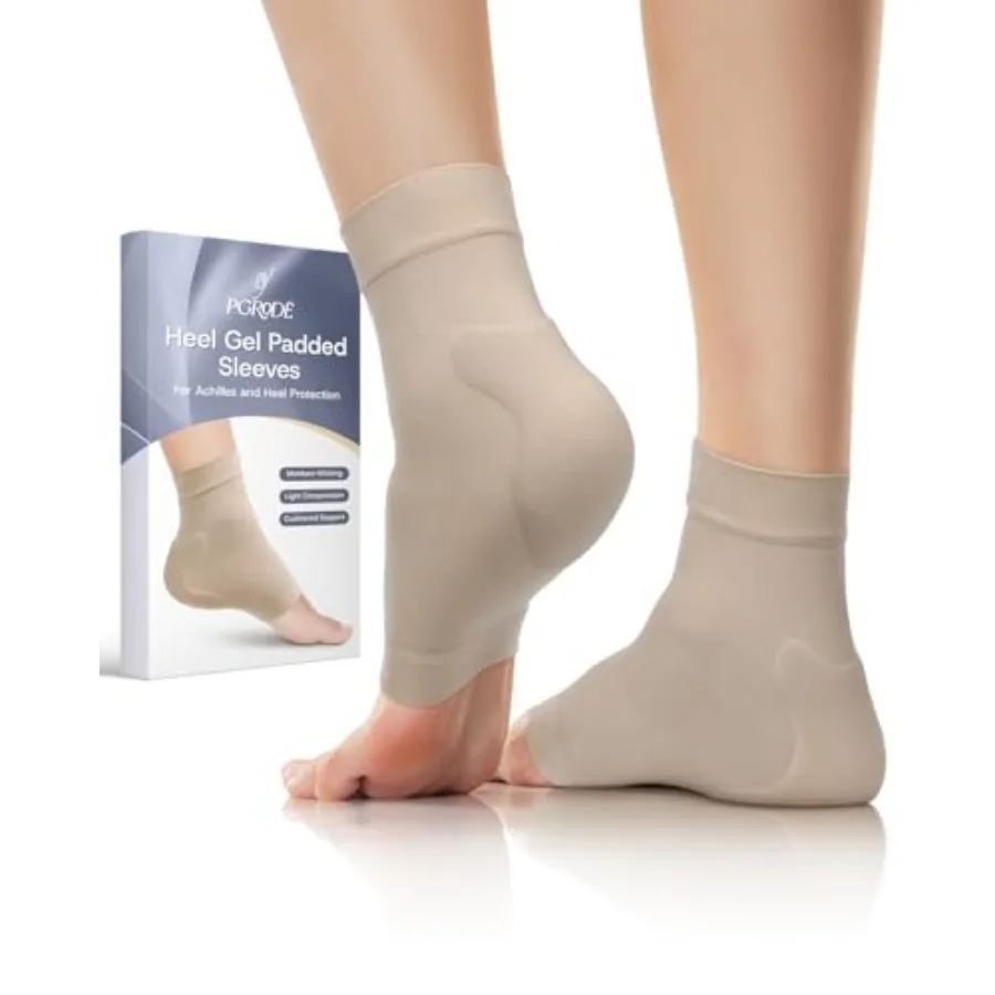 Achilles Tendon Sleeve with Silicone Heel Protector Cushion Pad, Achilles Tendonitis Support Compression Socks for Women Planta
Achilles Tendon Sleeve with Silicone Heel Protector Cushion Pad, Achilles Tendonitis Support Compression Socks for Women Planta