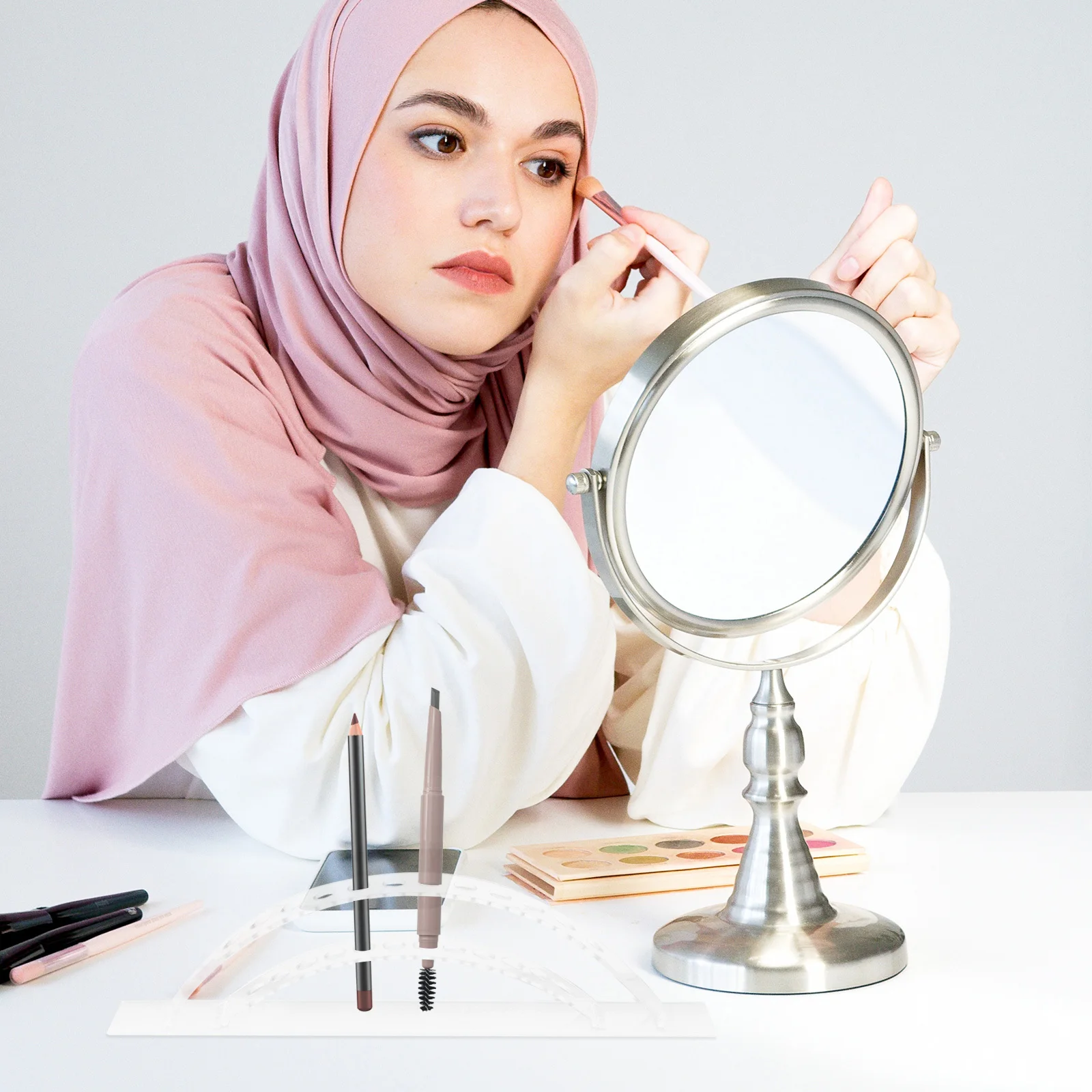 Acrylic Pen Holder Eyebrow Pen Stand Makeup Brush Organizer Pencil Storage Rack Desk Vanity Display Elegant
Acrylic Pen Holder Eyebrow Pen Stand Makeup Brush Organizer Pencil Storage Rack Desk Vanity Display Elegant