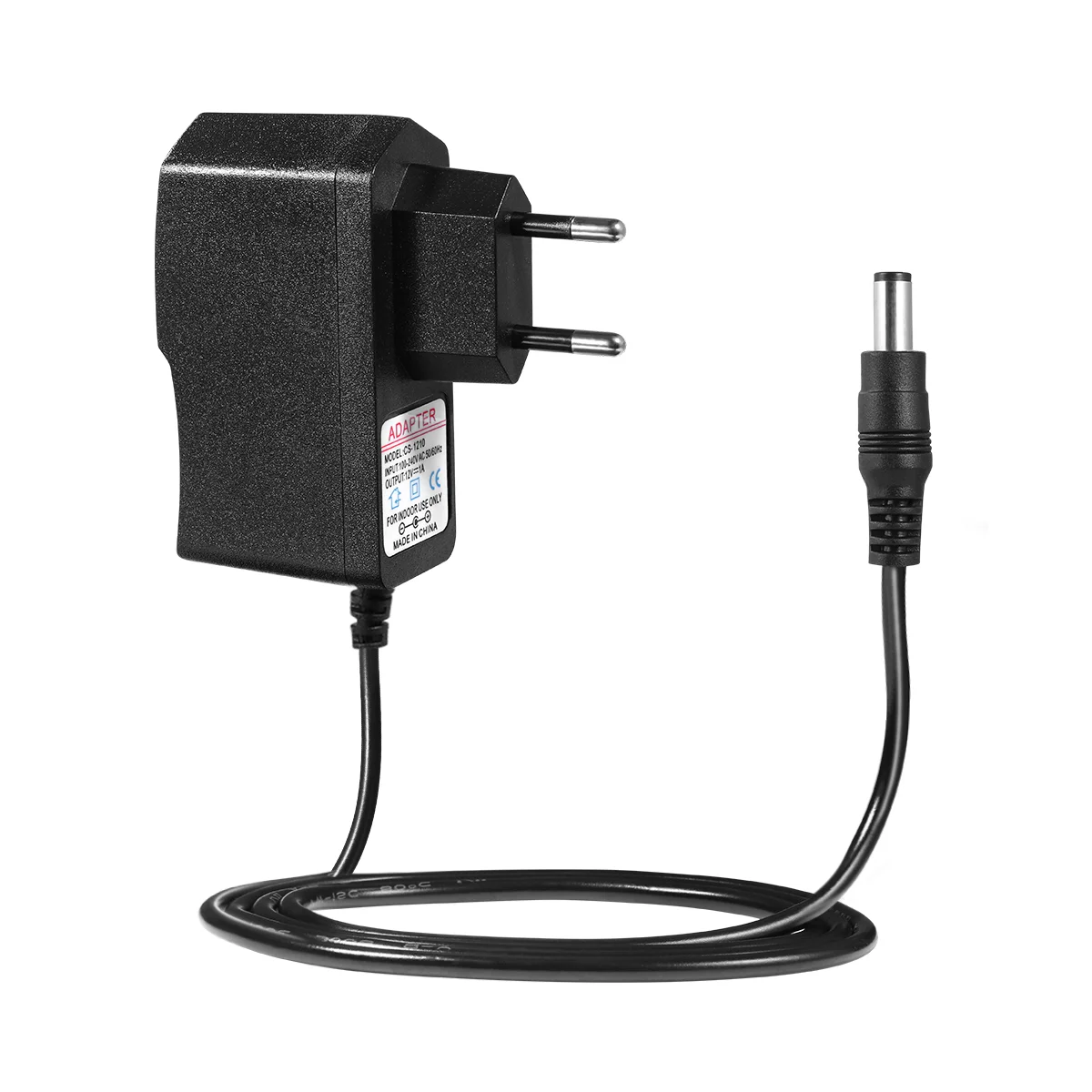 WINOMO 1PC 55mm x 21mm EU-plug DC 12V 1A AC Power Adapter Wall Power Supply for CCTV Camera (Black)
WINOMO 1PC 55mm x 21mm EU-plug DC 12V 1A AC Power Adapter Wall Power Supply for CCTV Camera (Black)