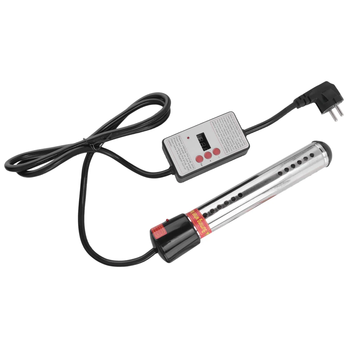 A65Z 2500W Electric Heater Boiler Water Heating Elements Portable Immersion Suspension Bathroom Swimming Pool EU Plug Black
A65Z 2500W Electric Heater Boiler Water Heating Elements Portable Immersion Suspension Bathroom Swimming Pool EU Plug Black