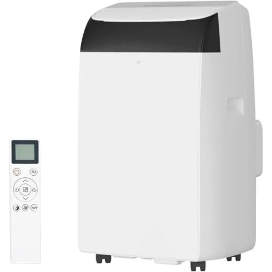 Portable air conditioner for large rooms, aluminum housing, white, 14, 000 BTU cooling capacity with 3-in-1 functionality, quie
Portable air conditioner for large rooms, aluminum housing, white, 14, 000 BTU cooling capacity with 3-in-1 functionality, quie
