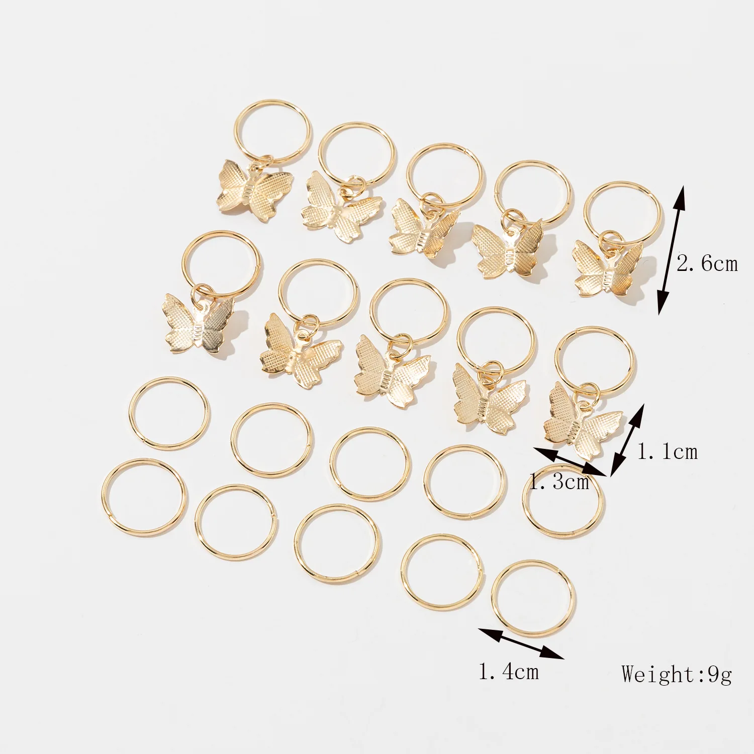 20pcs Alloy Braid Hair Ring Dreadlock Hippie Style Hair Accessories Hair Jewelry Braids for Girls Women
20pcs Alloy Braid Hair Ring Dreadlock Hippie Style Hair Accessories Hair Jewelry Braids for Girls Women