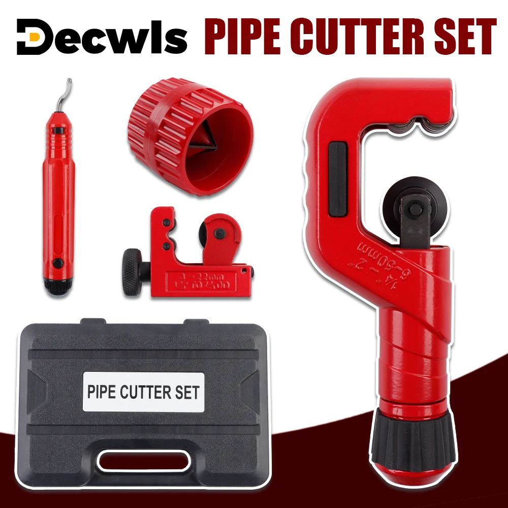 Комплект для резки труб диаметром 3–50 мм, инструменты для снятия внутренней и внешней фаски с труб, инструменты для удаления заусенцев, подходят для медных труб алюминиевых труб труб из нержавеющей стали и труб из ПВХ
Комплект для резки труб диаметром 3–50 мм, инструменты для снятия внутренней и внешней фаски с труб, инструменты для удаления заусенцев, подходят для медных труб алюминиевых труб труб из нержавеющей стали и труб из ПВХ