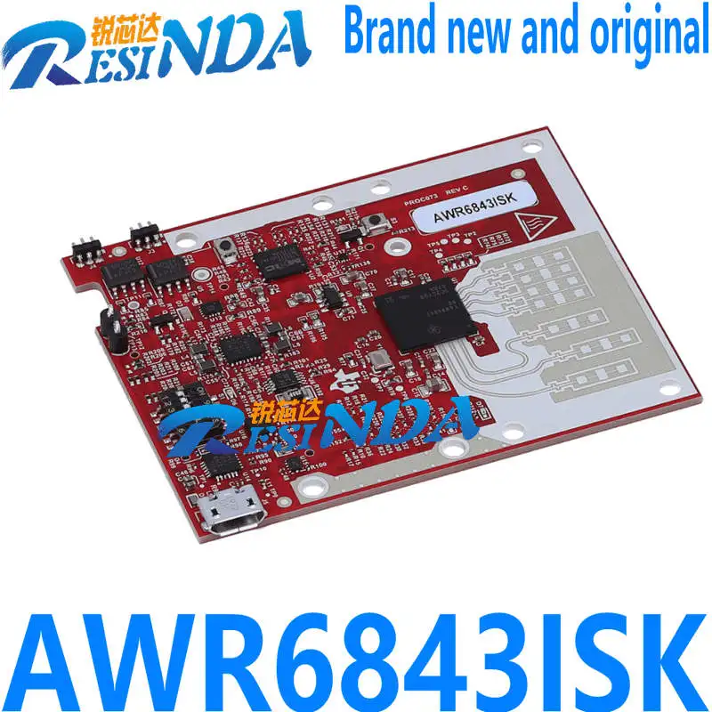 AWR6843ISK 60 ГГц Автомобильный радар Датчик оценочный комплект антенна Подключаемая
AWR6843ISK 60 ГГц Автомобильный радар Датчик оценочный комплект антенна Подключаемая