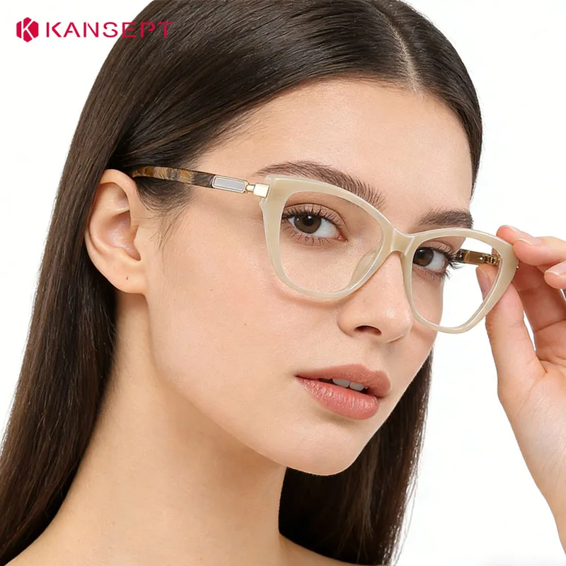 Очки KANSEPT: Оригинальные оправы для женщин, очки для чтения, линзы для коррекции близорукости, мужские и женские очки-3
Очки KANSEPT: Оригинальные оправы для женщин, очки для чтения, линзы для коррекции близорукости, мужские и женские очки-3