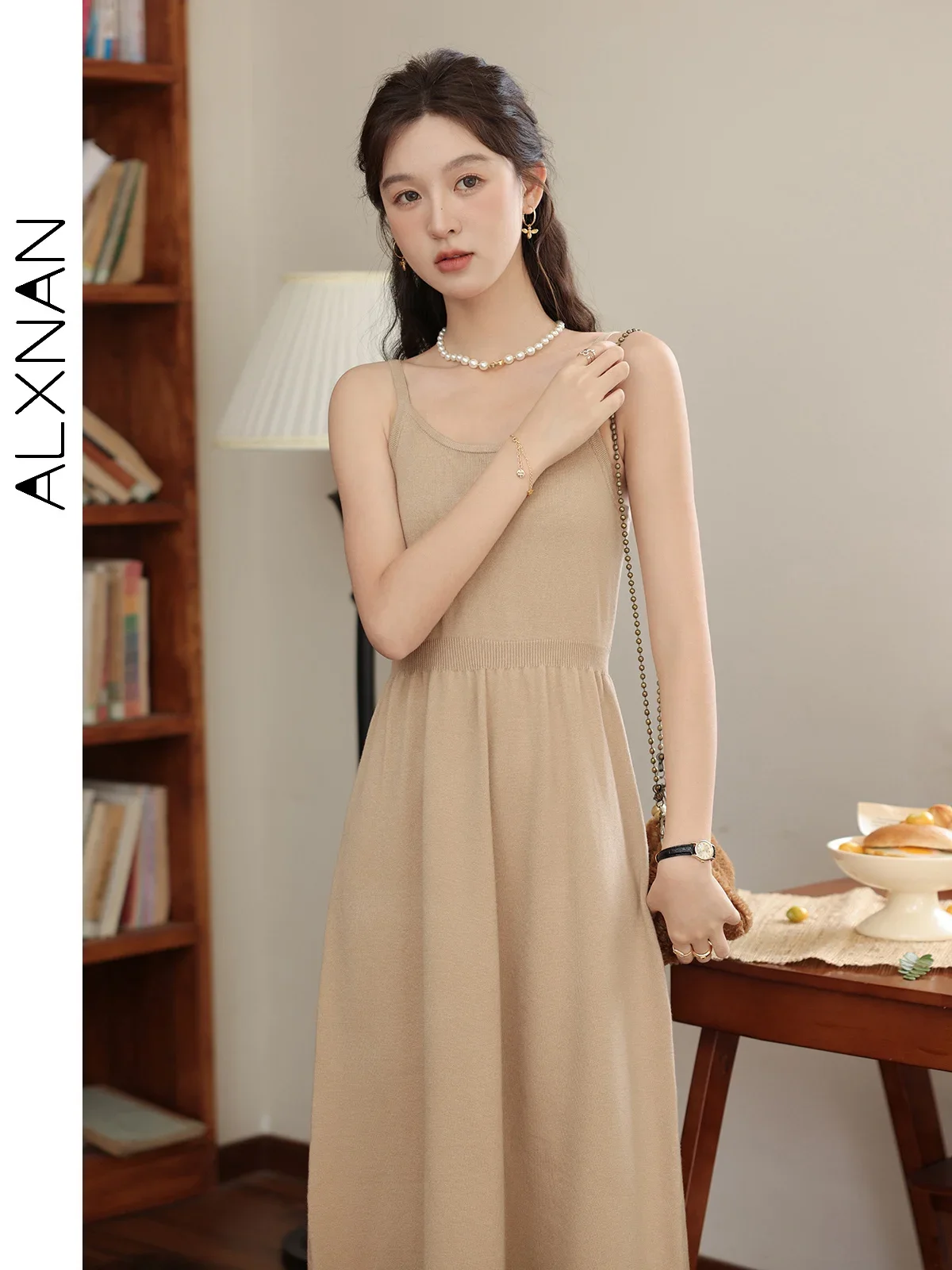 ALXNAN Women Camisole Dress Fall Winter 2024 Commuter Elegant Solid Sleeveless Dresses Female Sundress Sold Separately LXN32207
ALXNAN Women Camisole Dress Fall Winter 2024 Commuter Elegant Solid Sleeveless Dresses Female Sundress Sold Separately LXN32207