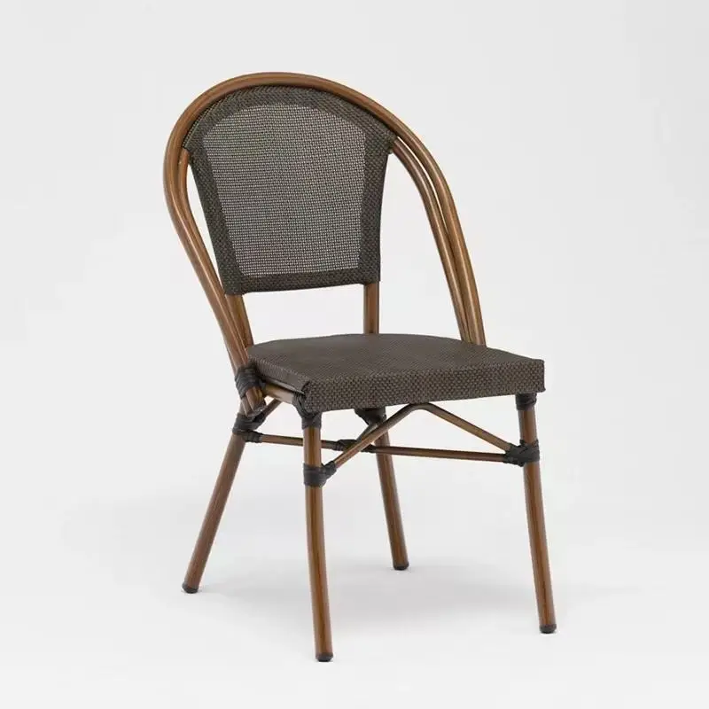 Outdoor Aluminum Chair Teslin Mesh Fabric Waterproof Patio Leisure Chair for Coffee Shop Restaurant
Outdoor Aluminum Chair Teslin Mesh Fabric Waterproof Patio Leisure Chair for Coffee Shop Restaurant