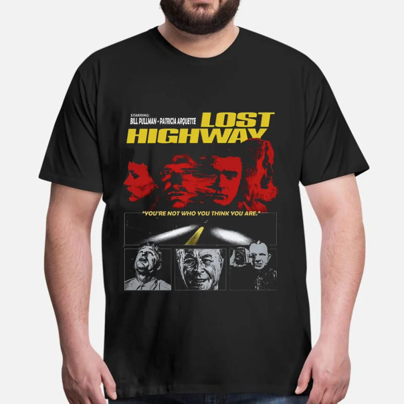 Lost Highway Sacry halloween gift t shirt 0327 David Lynch Horror Films Graphic Tee 100% cotton print clothes Large size Tops
Lost Highway Sacry halloween gift t shirt 0327 David Lynch Horror Films Graphic Tee 100% cotton print clothes Large size Tops