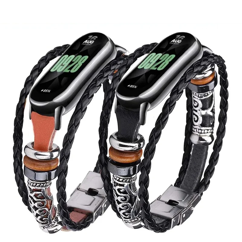 Винтажный браслет с бисером для Mi Band 8/9 Band для Mi Band 9, плетеный ремешок в стиле ретро
Винтажный браслет с бисером для Mi Band 8/9 Band для Mi Band 9, плетеный ремешок в стиле ретро