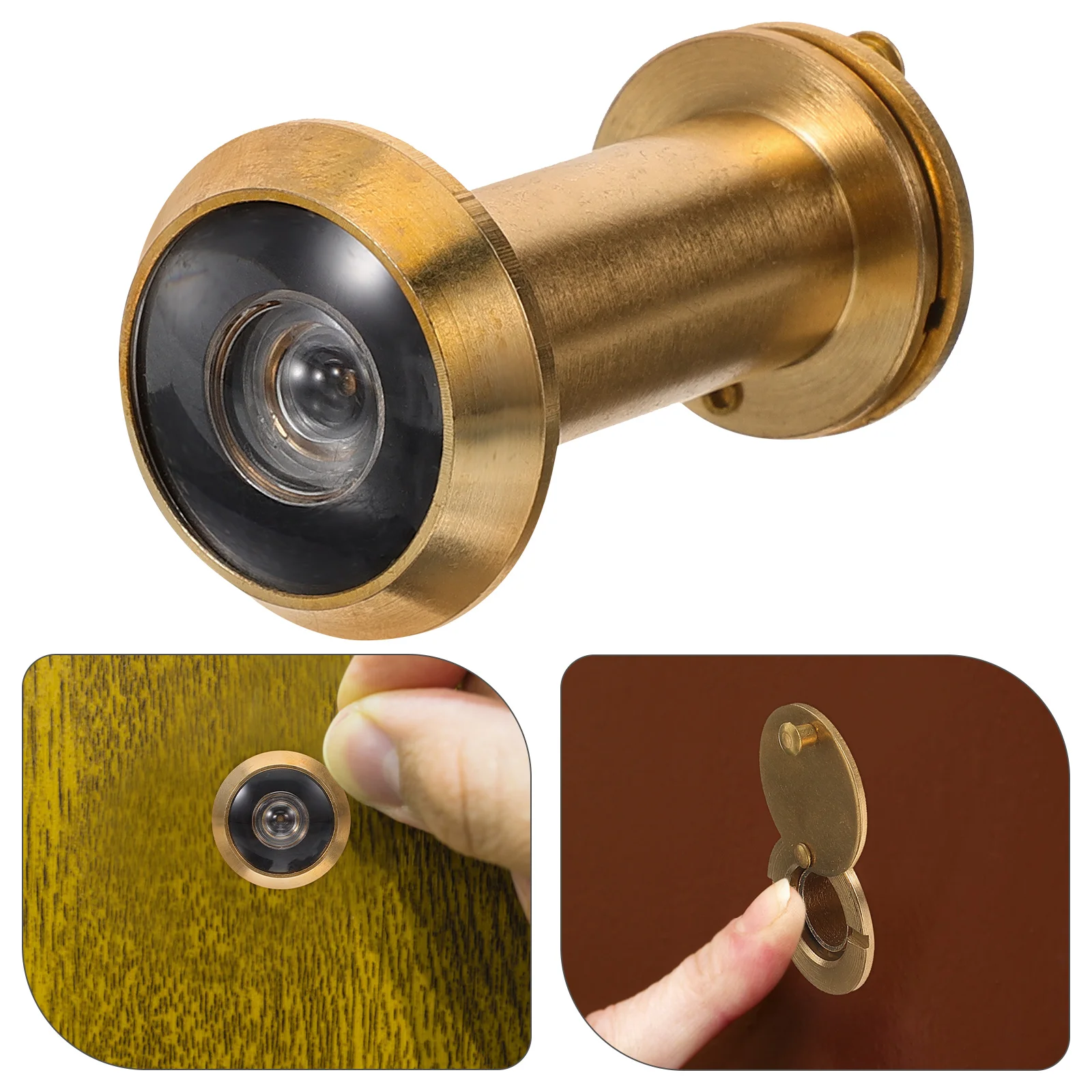 Copper Cover 180 Degree Wide Angle Anti-Theft Peephole Viewer Replacement Metal Privacy Cover Front Door Security Large Hd
Copper Cover 180 Degree Wide Angle Anti-Theft Peephole Viewer Replacement Metal Privacy Cover Front Door Security Large Hd