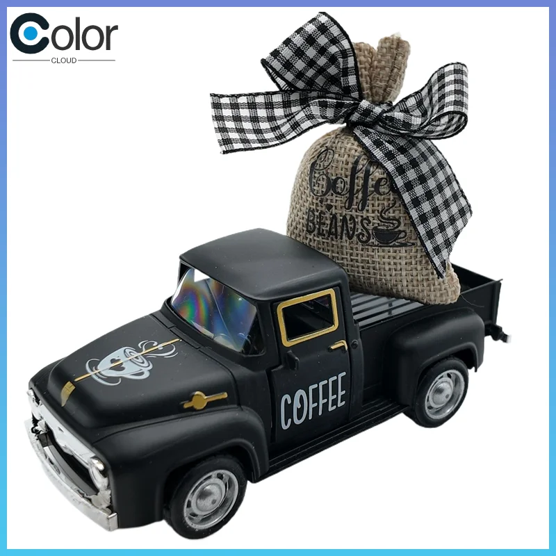 Generic Vintage 12.5cm Alloy Pickup Truck Coffee Themed Simulation Metal Craft Ornament Desktop Decor Gift For Coffee Lovers
Generic Vintage 12.5cm Alloy Pickup Truck Coffee Themed Simulation Metal Craft Ornament Desktop Decor Gift For Coffee Lovers