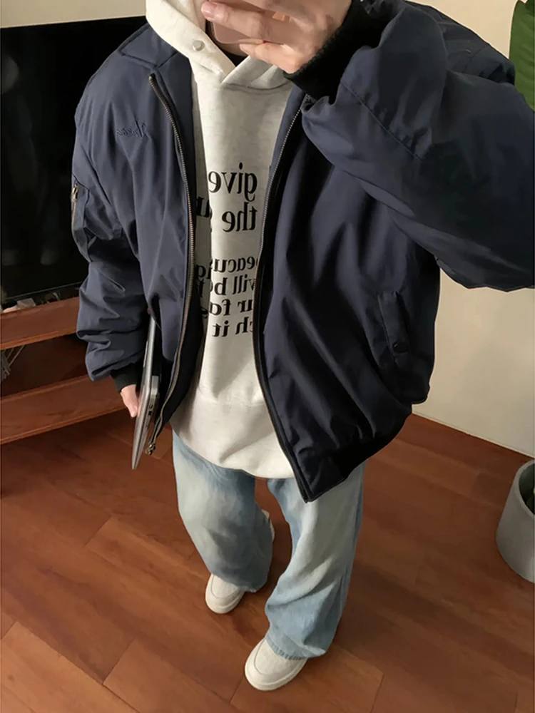 Cleanfit Men's Thiened Pilot Jaet Collar Baseball Cotton Coat Winter Outerwear American Workwear Outer Layer Youth Trend
Cleanfit Men's Thiened Pilot Jaet Collar Baseball Cotton Coat Winter Outerwear American Workwear Outer Layer Youth Trend