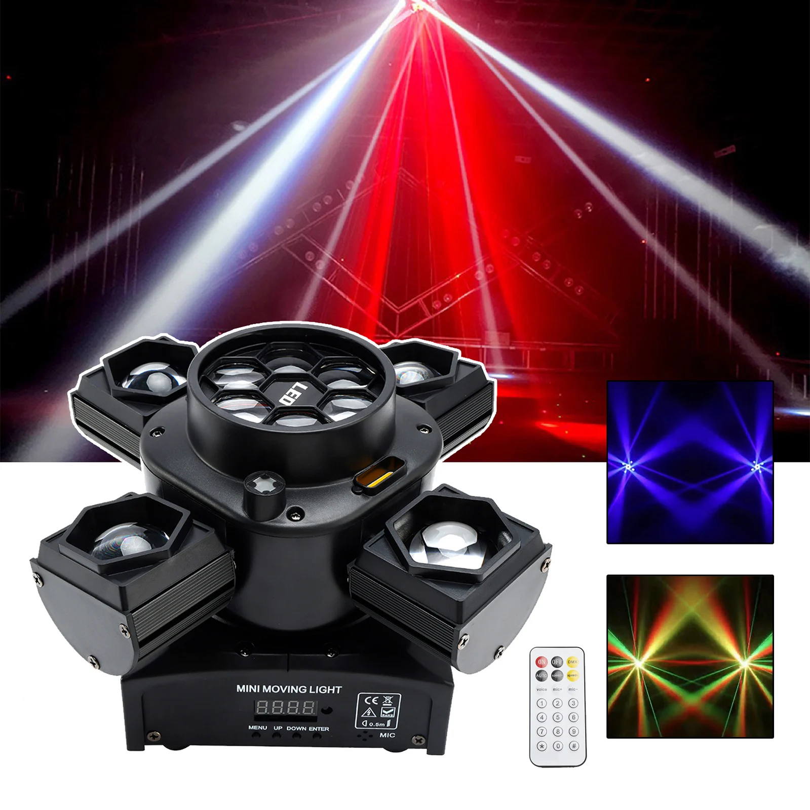Areyourshop 4In1 Four Head 80W Stage Laser Light DMX Stage Lighting DJ Party Lighting Effect
Areyourshop 4In1 Four Head 80W Stage Laser Light DMX Stage Lighting DJ Party Lighting Effect