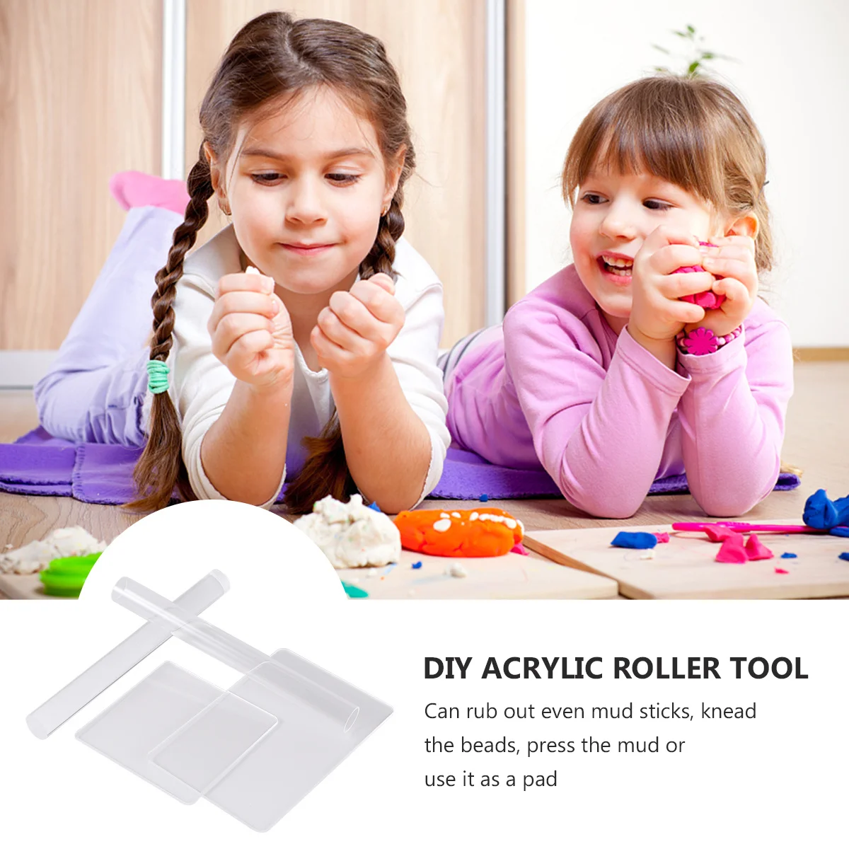 1Set Acrylic Clay Roller Board Kit Modelling Clay Tools Essential Polymer Shaping Accessories Durable DIY Supplies 
1Set Acrylic Clay Roller Board Kit Modelling Clay Tools Essential Polymer Shaping Accessories Durable DIY Supplies