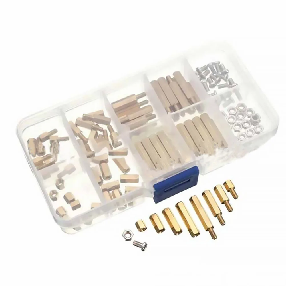 120pcs Copper Column Combination Brass Hexagon Support Pillar Spacers Pcb Standoff Wear Resistant Oxidation Corrosion
120pcs Copper Column Combination Brass Hexagon Support Pillar Spacers Pcb Standoff Wear Resistant Oxidation Corrosion