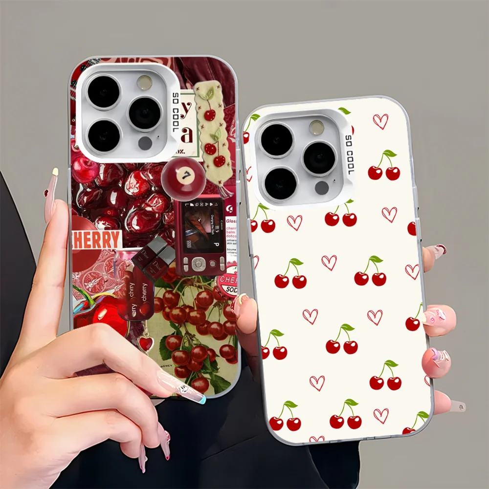 Fashion Red Fruit Cherry Phone Case For iPhone 16,15,14,13,12,11,Pro,Max,Plus,Mini,XS,SE Anti Fall Gray Silver Matte Hard Bumper
Fashion Red Fruit Cherry Phone Case For iPhone 16,15,14,13,12,11,Pro,Max,Plus,Mini,XS,SE Anti Fall Gray Silver Matte Hard Bumper