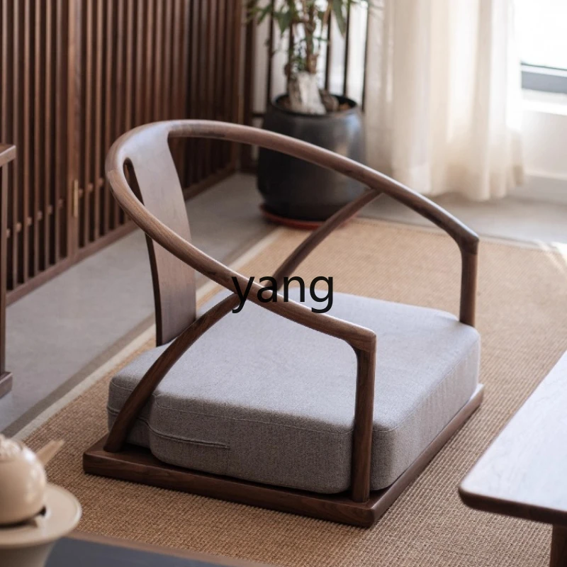 LMM new Chinese mat back seat black walnut solid wood tenon and mortise mat tatami
LMM new Chinese mat back seat black walnut solid wood tenon and mortise mat tatami
