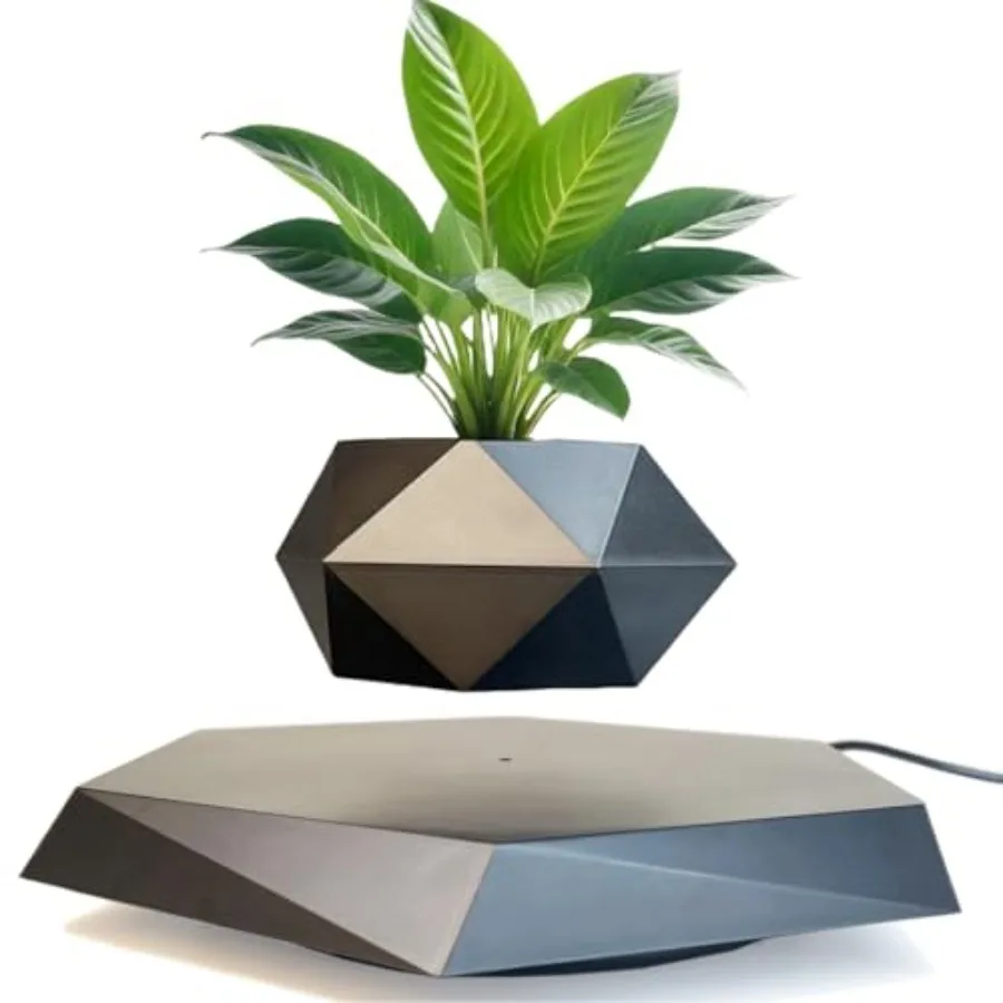 Levitating Plant Pot Floating Plant Pot Small Floating Flower Pot 360° Rotating Floating Pots for Plants Floating Planter for L
Levitating Plant Pot Floating Plant Pot Small Floating Flower Pot 360° Rotating Floating Pots for Plants Floating Planter for L