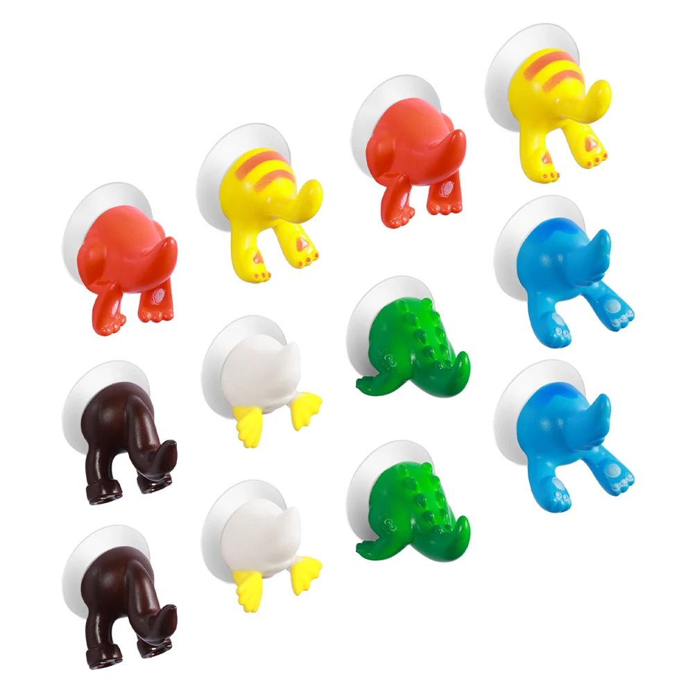 12 Pcs Animal Tail Hooks Creative Cartoon Home Bathroom Hanger Reusable Suction Cups Wall Mount Plastic Decor Easy Install No
12 Pcs Animal Tail Hooks Creative Cartoon Home Bathroom Hanger Reusable Suction Cups Wall Mount Plastic Decor Easy Install No