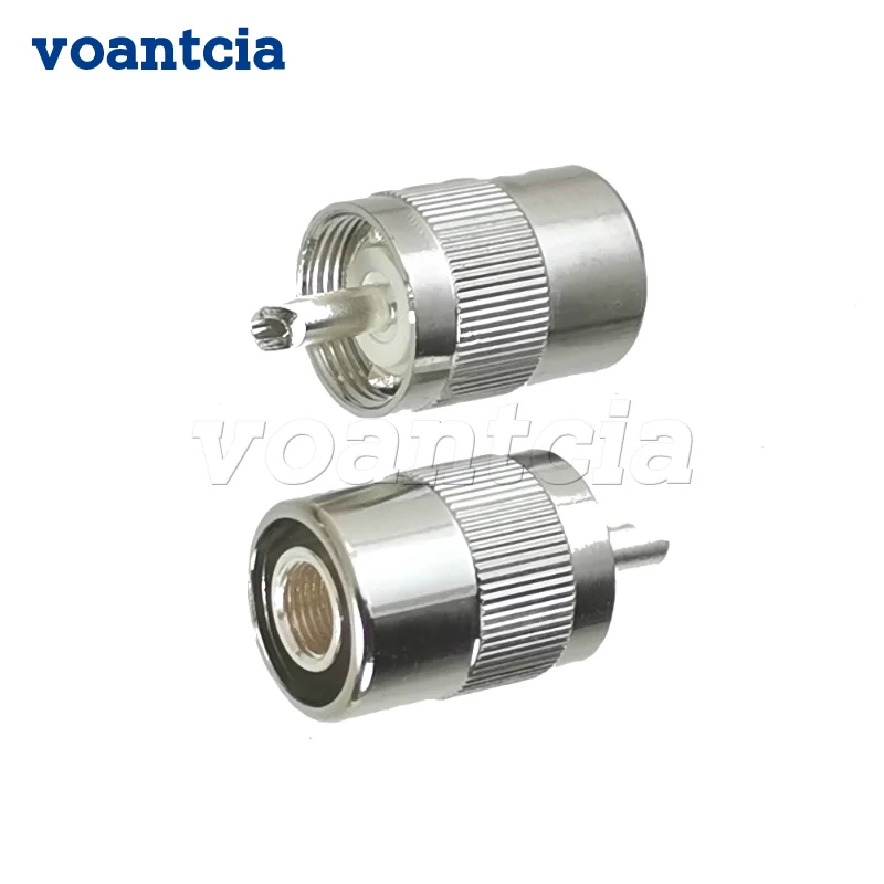 10pcs UHF PL259 Male Screwed Coupling Connector Solder RG5 RG6 5D-FB LMR300 Cable Straight New
10pcs UHF PL259 Male Screwed Coupling Connector Solder RG5 RG6 5D-FB LMR300 Cable Straight New