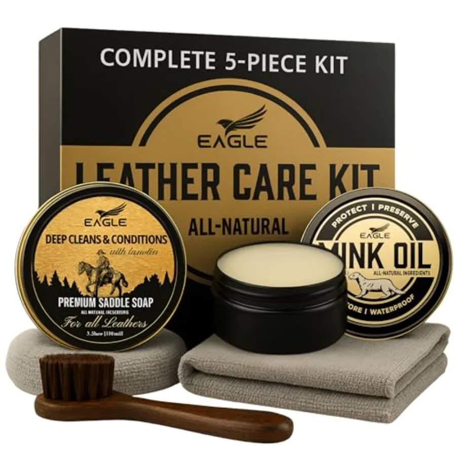 Leather Boot Care Kit Mink Oil, Saddle Soap for Leather, Applicators and Cloth Leather Care Kit, Boot Leather Care Kit, Leather
Leather Boot Care Kit Mink Oil, Saddle Soap for Leather, Applicators and Cloth Leather Care Kit, Boot Leather Care Kit, Leather