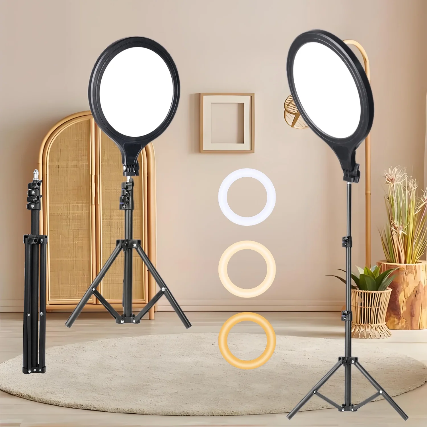 10-дюймовый полноэкранный светодиодный светильник со штативом, мягкий свет для защиты глаз, растягивающийся материал из алюминиевого сплава
10-дюймовый полноэкранный светодиодный светильник со штативом, мягкий свет для защиты глаз, растягивающийся материал из алюминиевого сплава