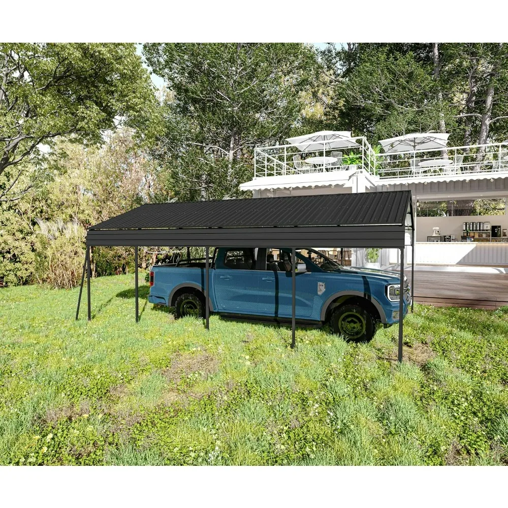 Металлический карпорт 12x20 футов, сверхмощный навес для автомобильного порта с крышей и рамой из оцинкованной стали, большой металлический карпортовый комплект, стальное автомобильное укрытие
Металлический карпорт 12x20 футов, сверхмощный навес для автомобильного порта с крышей и рамой из оцинкованной стали, большой металлический карпортовый комплект, стальное автомобильное укрытие