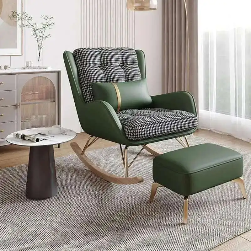 Lumbar Support Leather Chair Living Room Handle Modern Rocking Chair Footrest Reading Floor Muebles De La Sala Home Decoraction
Lumbar Support Leather Chair Living Room Handle Modern Rocking Chair Footrest Reading Floor Muebles De La Sala Home Decoraction