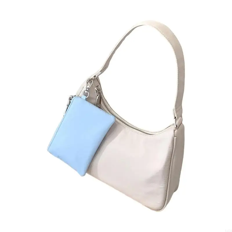 Women Bag Solid Color Shoulder Bag Top Handle Bag Nylon Armpit Bag Ladies Commuting Bag Stylish Underarm Bag 547A
Women Bag Solid Color Shoulder Bag Top Handle Bag Nylon Armpit Bag Ladies Commuting Bag Stylish Underarm Bag 547A