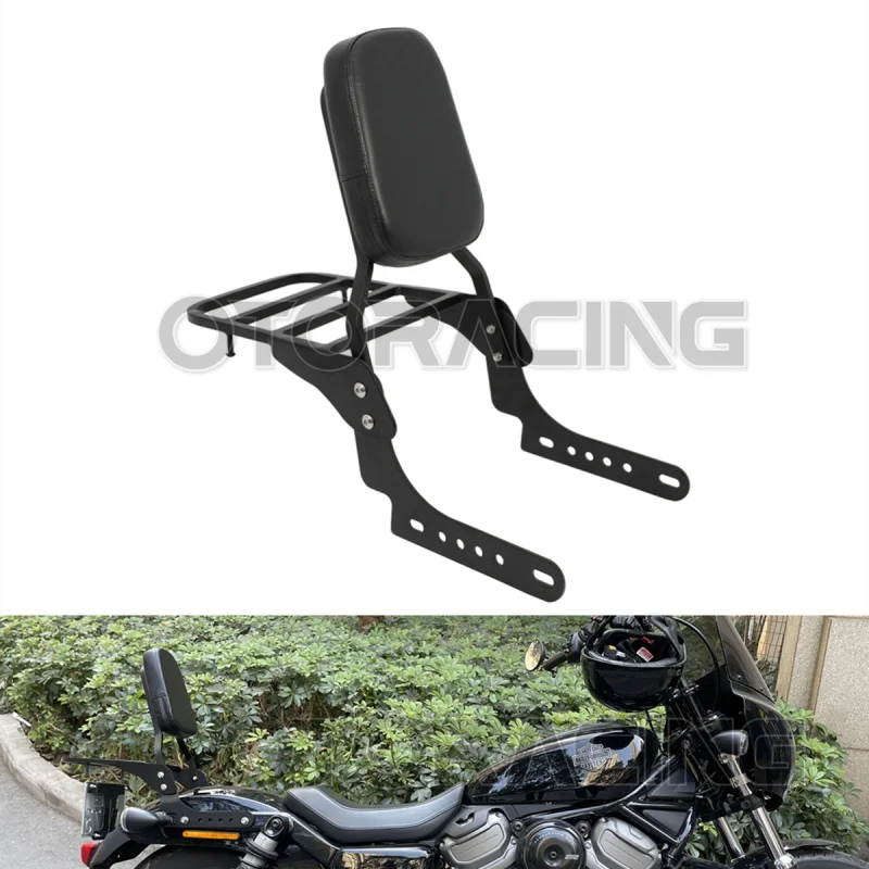 Motorcycle Rear Backrest Sissy Bar w/Luggage Rack For Harley Nightster 975 RH975 RH 975 2022-2025 Special 975 RH975S 2023-2025
Motorcycle Rear Backrest Sissy Bar w/Luggage Rack For Harley Nightster 975 RH975 RH 975 2022-2025 Special 975 RH975S 2023-2025