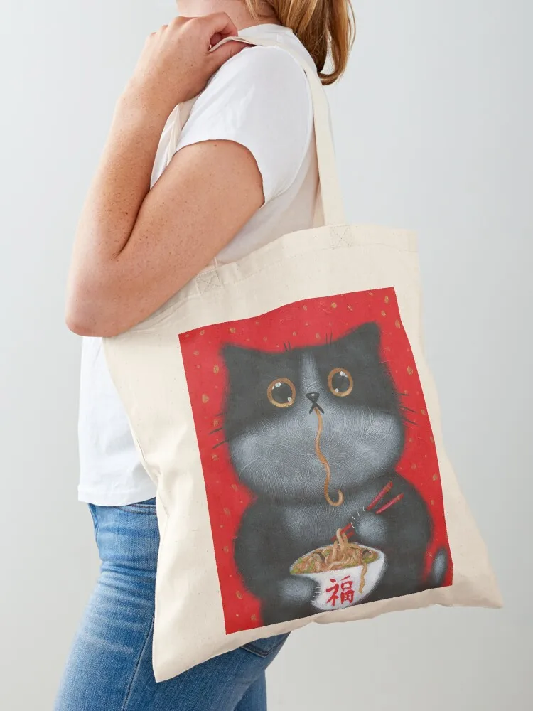 Kitty's Noodles Tote Bag Portable shopping bag Gift bags shopper bag women canvas
Kitty's Noodles Tote Bag Portable shopping bag Gift bags shopper bag women canvas