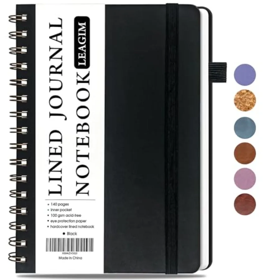 Lined Spiral Journal Notebook for Women and Men, College Ruled Hardcover Notebook for Work and Note Taking, Journals for Writin
Lined Spiral Journal Notebook for Women and Men, College Ruled Hardcover Notebook for Work and Note Taking, Journals for Writin