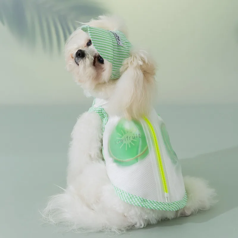 Green Lemon Pet Vest Summer Dog Cooling Cooler Small and Medium Dog Cartoon Fruit Zipper Shirt Outdoor Pet Clothes
Green Lemon Pet Vest Summer Dog Cooling Cooler Small and Medium Dog Cartoon Fruit Zipper Shirt Outdoor Pet Clothes