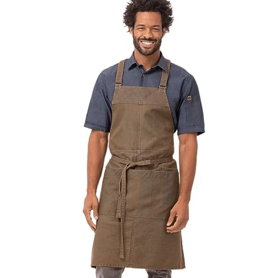Unisex Uptown Cross-Back Bib Apron
Unisex Uptown Cross-Back Bib Apron