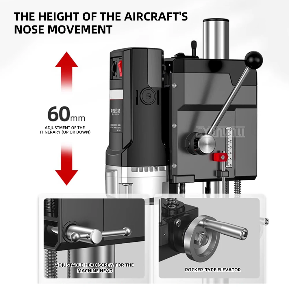 Home use 220V high-power drilling machine milling machine multifunctional worktable drilling machine
Home use 220V high-power drilling machine milling machine multifunctional worktable drilling machine