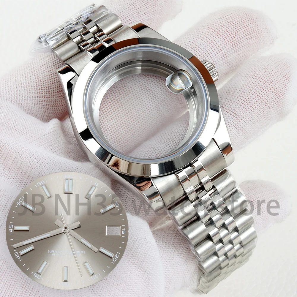 28.5mm Blue Luminous Dial For DATEJUST 36mm/39mm NH35 Watch Case 316L Stainless Steel Sapphire Glass Fit NH35 NH36 Movement
28.5mm Blue Luminous Dial For DATEJUST 36mm/39mm NH35 Watch Case 316L Stainless Steel Sapphire Glass Fit NH35 NH36 Movement