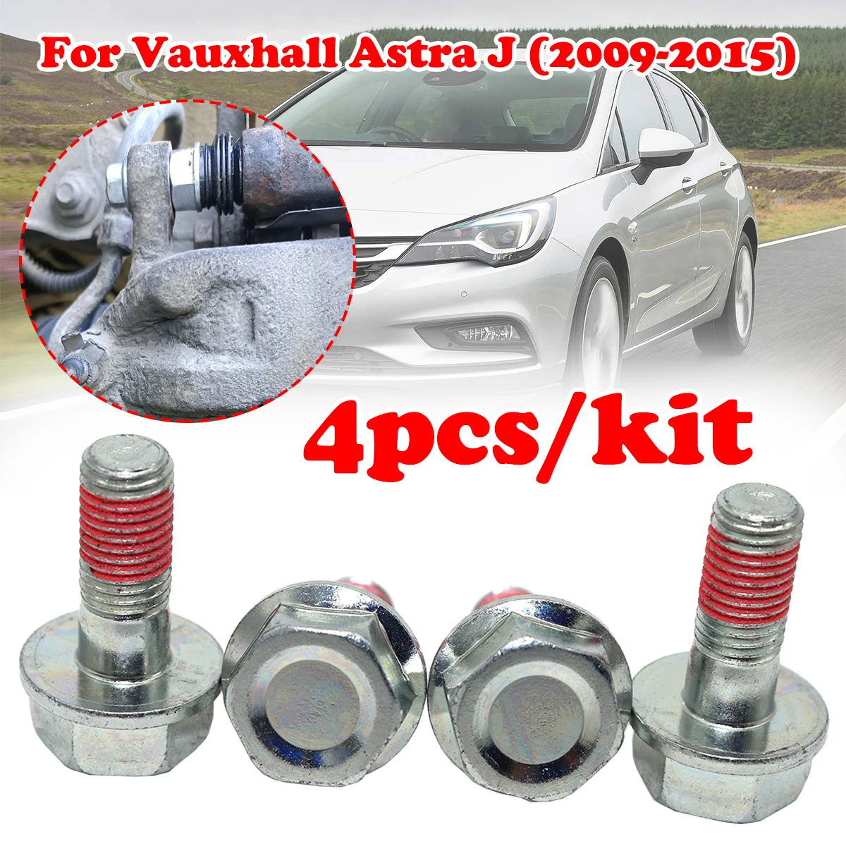 4pcs Front or Rear Brake Caliper Guide Pin Fixing Bolt Car Replacement Parts Accessories For Vauxhall Astra J 2009 2010 -2015
4pcs Front or Rear Brake Caliper Guide Pin Fixing Bolt Car Replacement Parts Accessories For Vauxhall Astra J 2009 2010 -2015