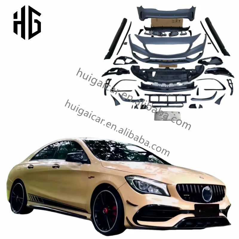 PP Materials Car Front Bumper Lip Rear Bumper Side Skirts Body Kit for 2015 Benz CLA W117 CLA45S AMG Auto Accessories
PP Materials Car Front Bumper Lip Rear Bumper Side Skirts Body Kit for 2015 Benz CLA W117 CLA45S AMG Auto Accessories