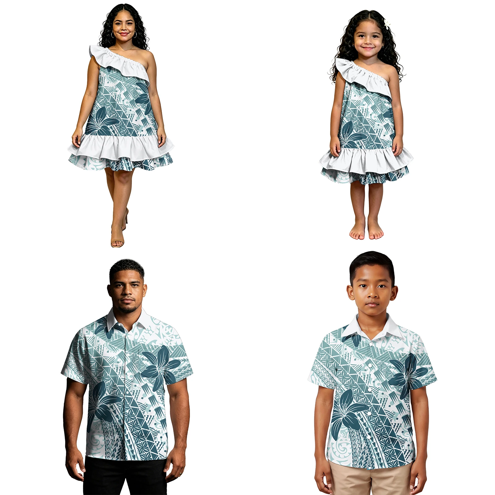 Plus Size Cozy Samoan Men Boy Shirts Hawaiian Beach Women Girl Dress Floral Print Tribal Holiday Party Family Outfits Polynesian
Plus Size Cozy Samoan Men Boy Shirts Hawaiian Beach Women Girl Dress Floral Print Tribal Holiday Party Family Outfits Polynesian