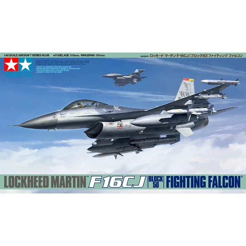 61098 F-16CJ Block 50 Fighting Falcon TAMIYA Набор пластиковых моделей 1/48
61098 F-16CJ Block 50 Fighting Falcon TAMIYA Набор пластиковых моделей 1/48
