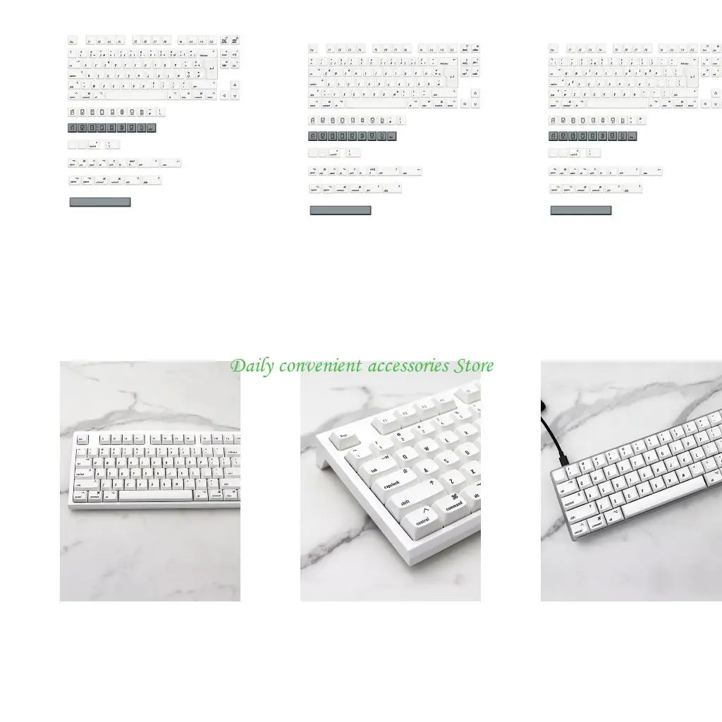 97QB Keycaps 142 Keys/Set XDA Profile For MAC-Layout White Keycap Set For Mechanical
97QB Keycaps 142 Keys/Set XDA Profile For MAC-Layout White Keycap Set For Mechanical