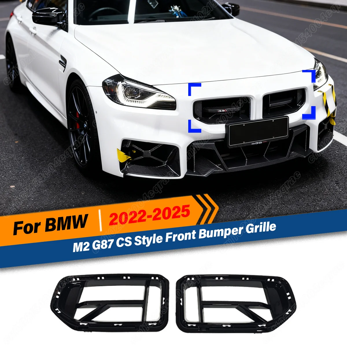 For BMW M2 G87 2022 2023 2024 2025 CS Style Front Bumper Kidney Grille Air Intake Grill Radiator Grid Car Accessories Auto Parts
For BMW M2 G87 2022 2023 2024 2025 CS Style Front Bumper Kidney Grille Air Intake Grill Radiator Grid Car Accessories Auto Parts