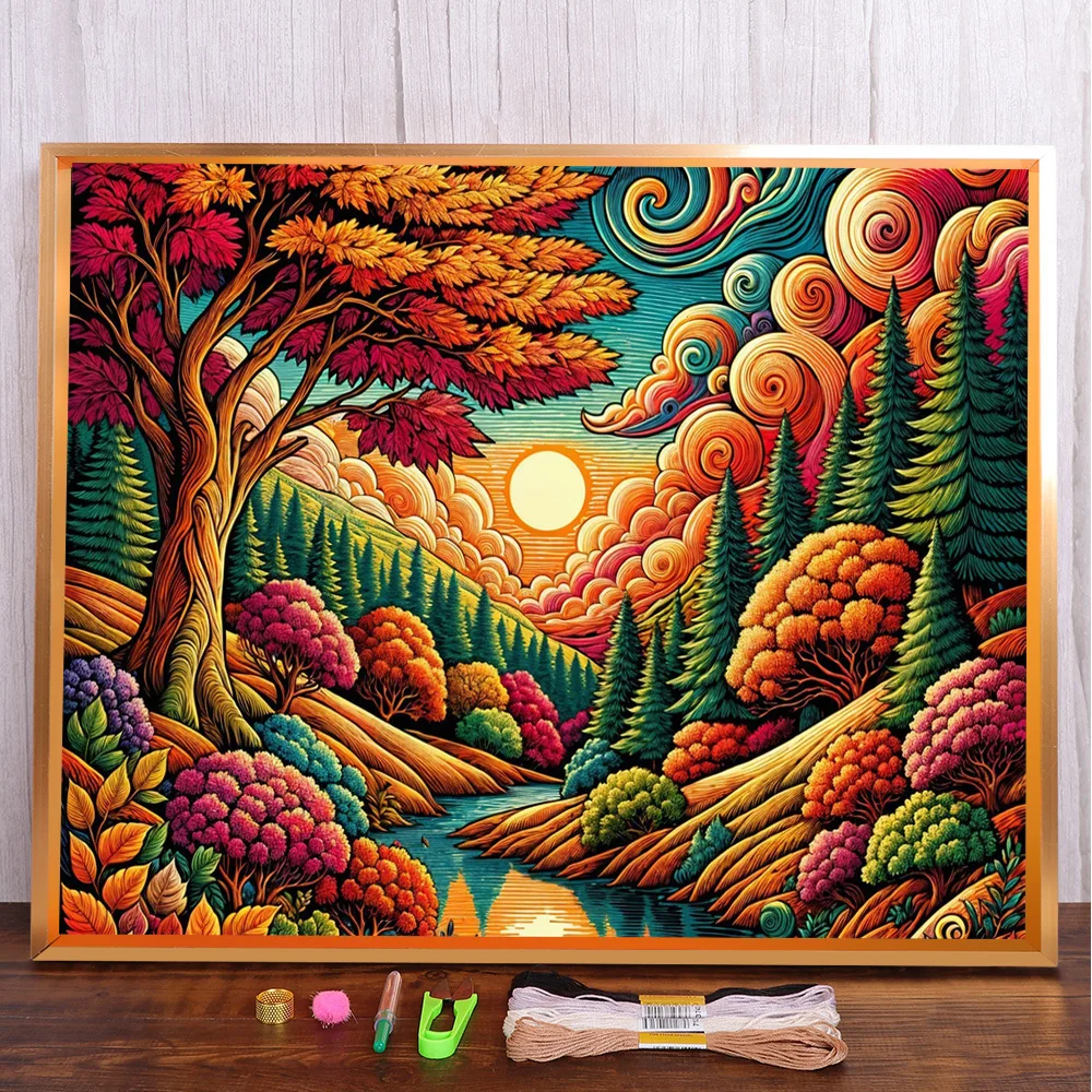 Fantasy Landscape Printed Canvas 11CT Cross Stitch Set Embroidery Hobby Needlework Sewing Handiwork Design Package Counted
Fantasy Landscape Printed Canvas 11CT Cross Stitch Set Embroidery Hobby Needlework Sewing Handiwork Design Package Counted