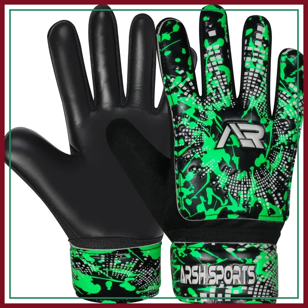Soccer Goalie Gloves for Kids Youth, 4mm Super Grip Latex Palm, Double Wrist Support for Football Training
Soccer Goalie Gloves for Kids Youth, 4mm Super Grip Latex Palm, Double Wrist Support for Football Training