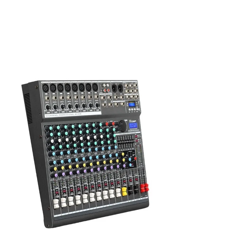 Профессиональный микшер USB с Bluetooth-эффектом реверберации, сценическое обучение, звуковая консоль для конференций
Профессиональный микшер USB с Bluetooth-эффектом реверберации, сценическое обучение, звуковая консоль для конференций