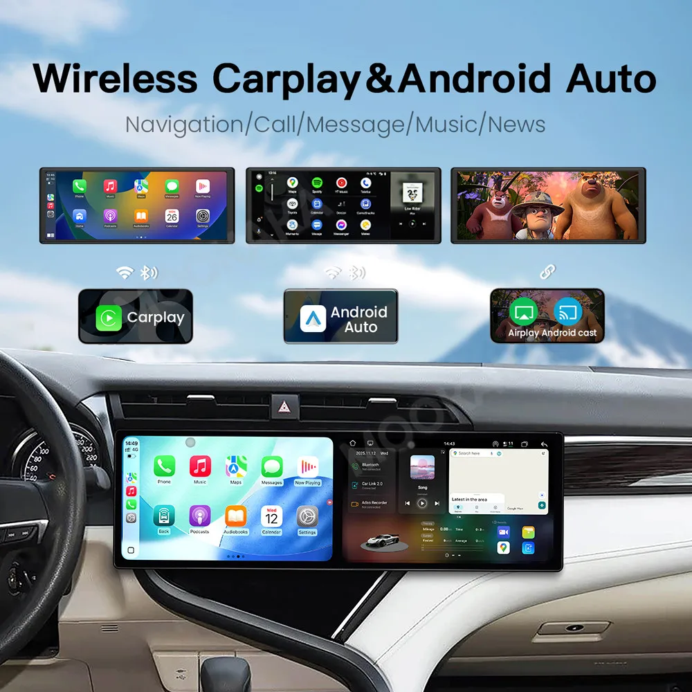 Для Toyota Camry 2016-2019 Android автомобильный радиоприемник мультимедийный видеоплеер беспроводной Carplay авторадио стерео GPS навигация головное устройство
Для Toyota Camry 2016-2019 Android автомобильный радиоприемник мультимедийный видеоплеер беспроводной Carplay авторадио стерео GPS навигация головное устройство