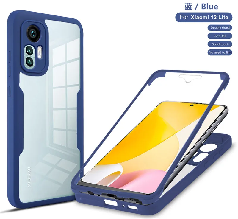 Innovative Buckle Design Case for Xiaomi Mi 12 Lite 2203129G 360 Full Protection Double Side Cover Hard Case for Xiaomi 12 Lite
Innovative Buckle Design Case for Xiaomi Mi 12 Lite 2203129G 360 Full Protection Double Side Cover Hard Case for Xiaomi 12 Lite