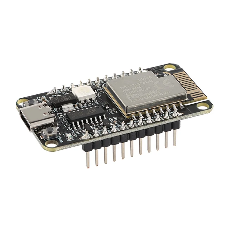【B74A】BW16-Kit Макетная плата RTL8720DN Двухдиапазонный Wi-Fi маломощный модуль Bluetooth BLE Интерфейс Type-C
【B74A】BW16-Kit Макетная плата RTL8720DN Двухдиапазонный Wi-Fi маломощный модуль Bluetooth BLE Интерфейс Type-C